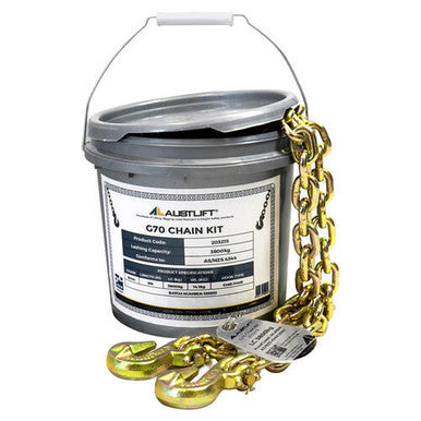 G70 Transport Chain Kit 10mmx9M with Grab Hooks