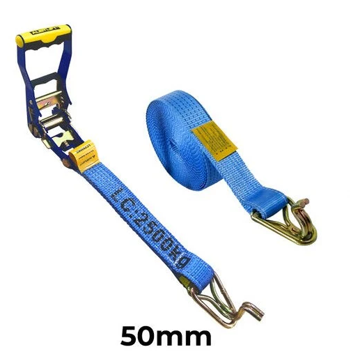 Ratchet Tie Down Hk/keeper 50mmx9MxLC2500kg Swiftcore Rubber Grip