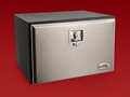 Red Flag 500mm black steel body stainless steel lid underbody truck toolbox