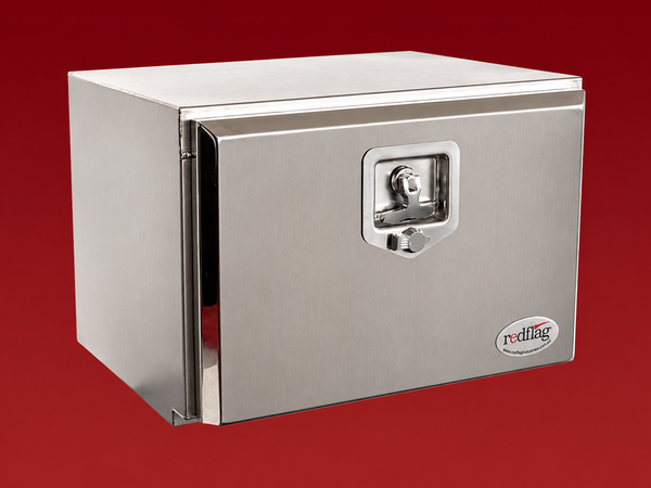 Red Flag 500mm polished stainless steel underbody truck toolbox