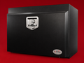Red Flag 600mm black steel recessed lid underbody truck toolbox