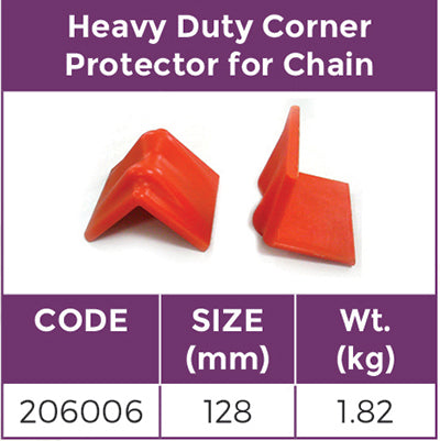Heavy duty chain corner protector dimensions