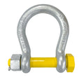 Austlift Grade 80 frogmouth shackle with stainless safety pin