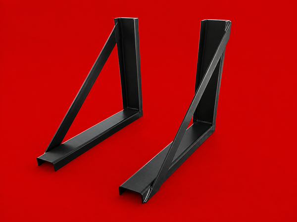 Red Flag Chassis Mount Toolbox Brackets (Pair)