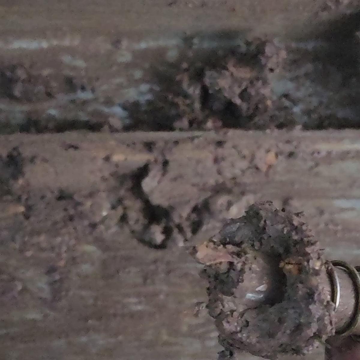 TurnLock 1T tie-down point in muddy conditions
