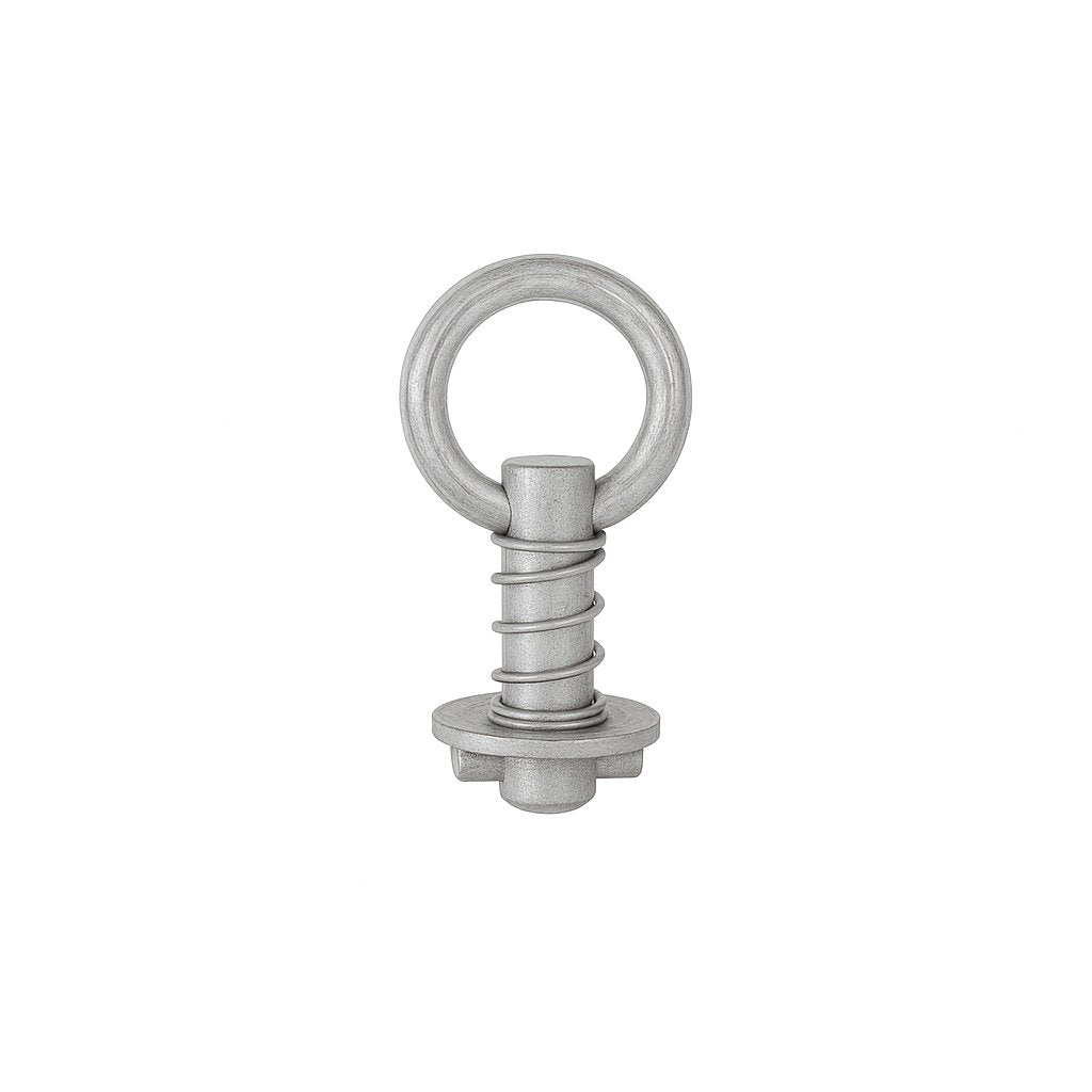 TurnLock 1T tie-down point with spring and twist-lock pins
