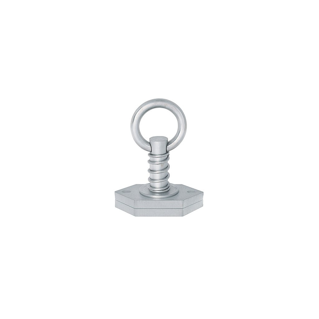 TurnLock 1T tie-down point locked into a hex receiver