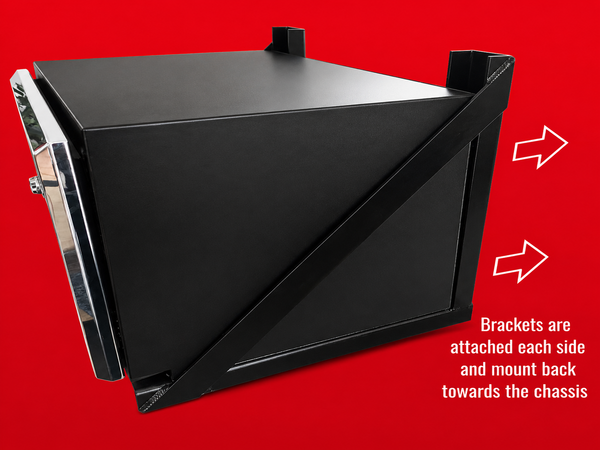 Red Flag Chassis Mount Toolbox Brackets (Pair)